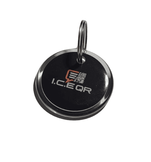 ICE QR Smart Pet Safety Tag with Emergency QR Code for Dogs and Cats - Instant GPS Location Tracking and Emergency Contact Notification System